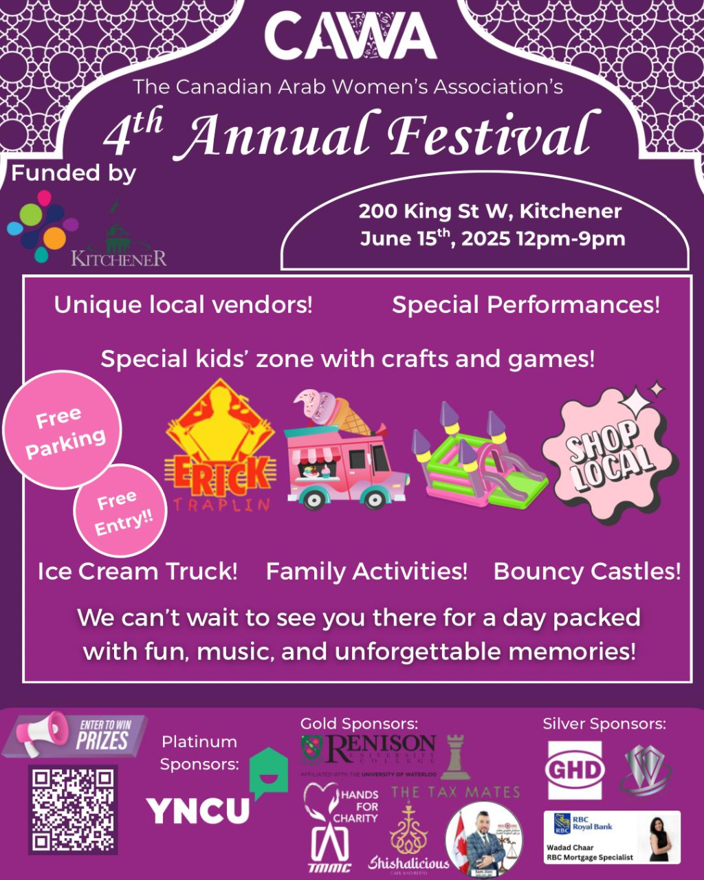 CAWA 4th Annual Festival flyer
